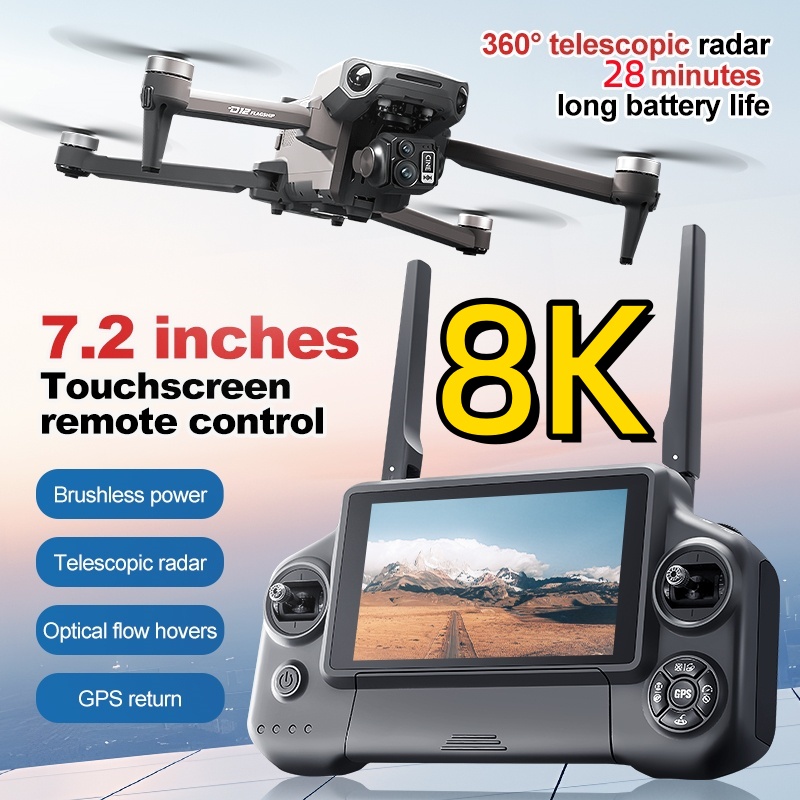 8K 3-assige Gimbal Brushless 7 - Drone Gps Mount recensie en prijs