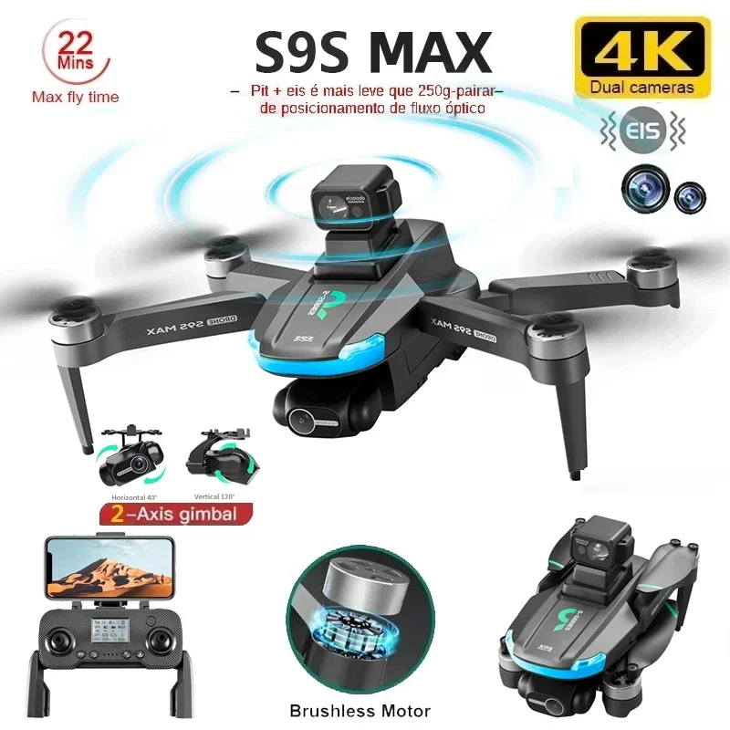 NIEUWE S9S MAX MINI Drone 4K 2 - Drone Gps Module recensie en prijs