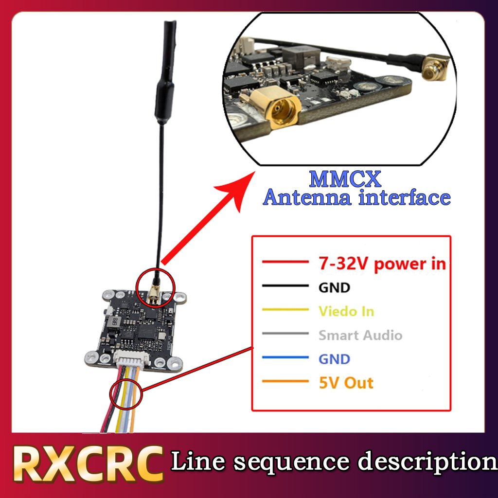 RXCRC 5.8G Module 48CH 1.6W VT - Drone Frame recensie en prijs