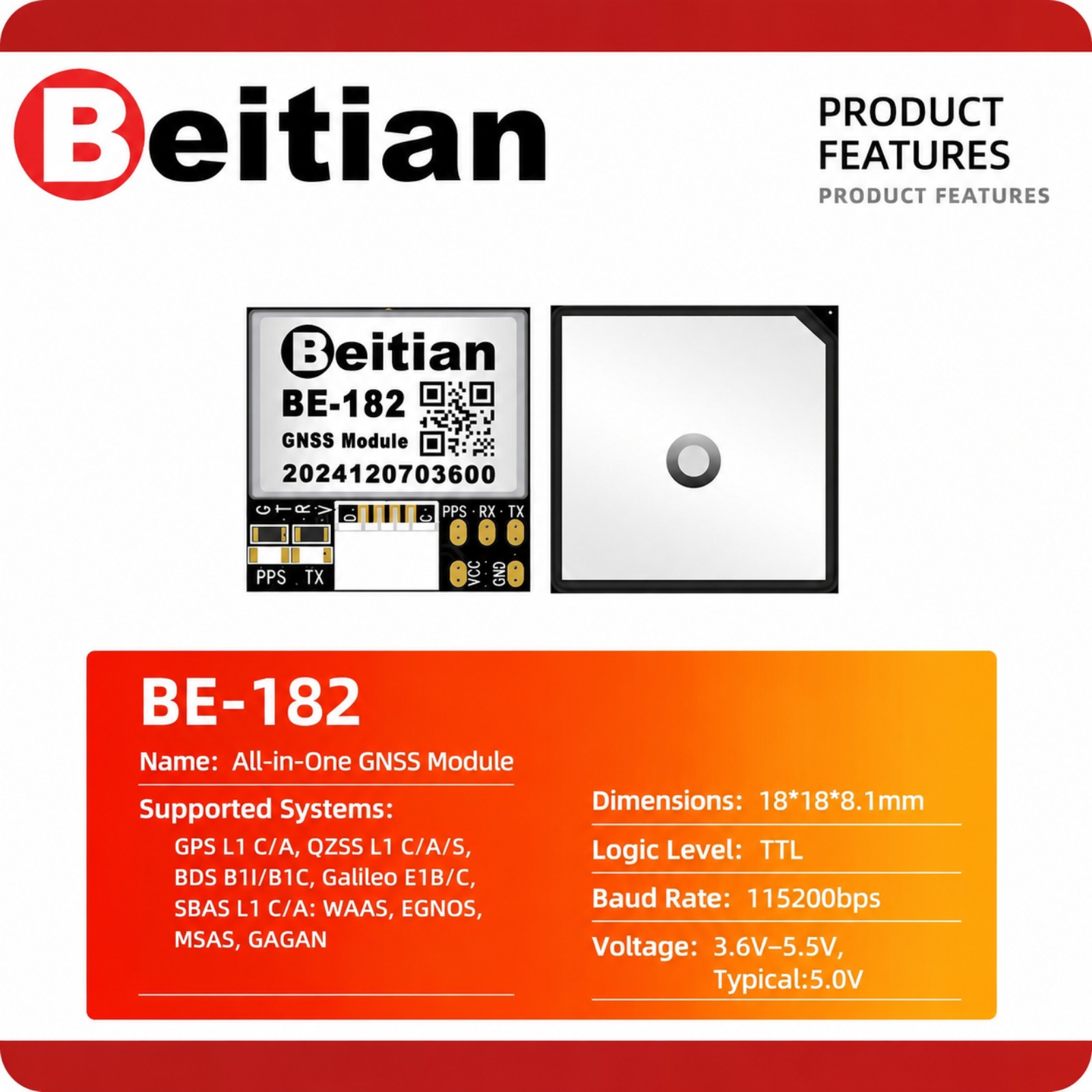 Beitian M10 Triple Mode GNSS-k - Drone Gps Module recensie en prijs